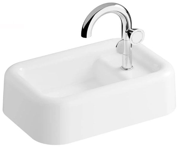 Vitra Liquid Çanak lavabo, 60 cm Beyaz.